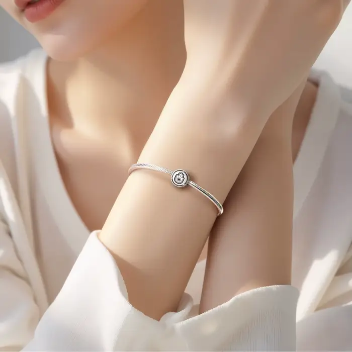 Breloque symbole en argent Sterling 925