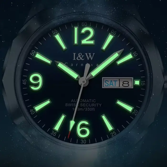 Montres de luxe en tungstène I&W pour hommes