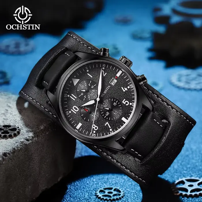 OCHSTIN nouveau 2026 à la mode et magnifique mouvement à Quartz multifonctionnel étanche artisanat série montre