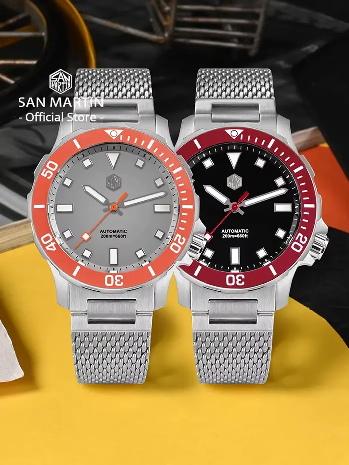 San Martin – montre de plongée pour hommes