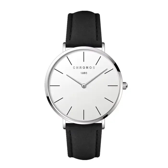 CHRONOS marque de luxe Montre pour hommes femmes minimaliste mode montres à Quartz unisexe décontracté analogique