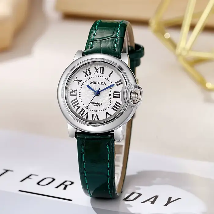 Top marque de luxe femmes atmosphère Rome cadran montres à Quartz mode dame bracelet en cuir montre-bracelet amour cadeau Relógio