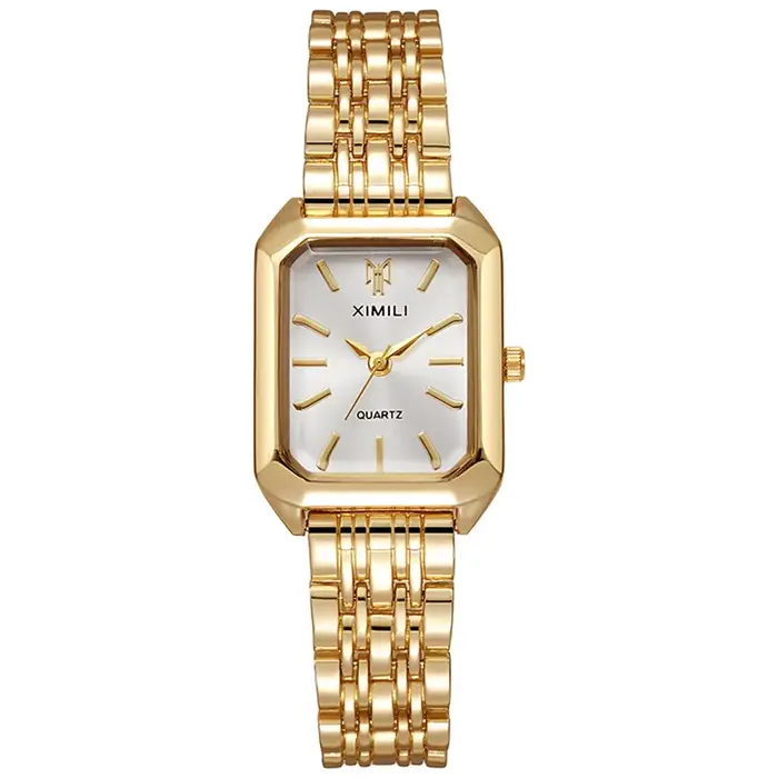 UTHAI W124 mode femmes montre carré affaires lumière luxe en acier inoxydable