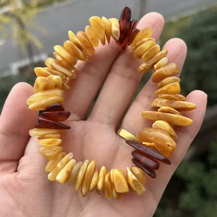 Bracelets en ambre véritable