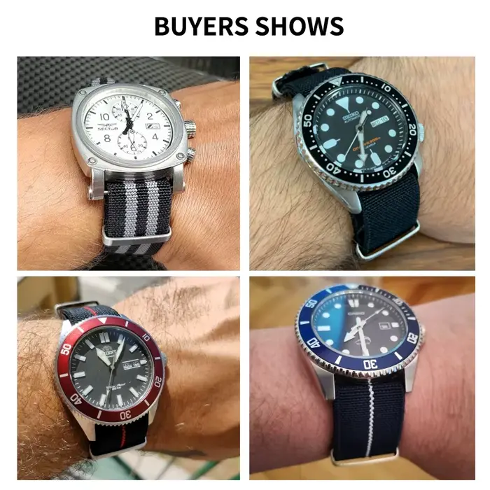Bracelet de montre de l'armée française des années 60