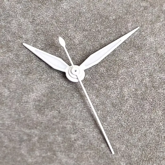 Aiguilles de montre pilote blanches et jaunes, lumineuses, pour montre de terrain, accessoires MOD N