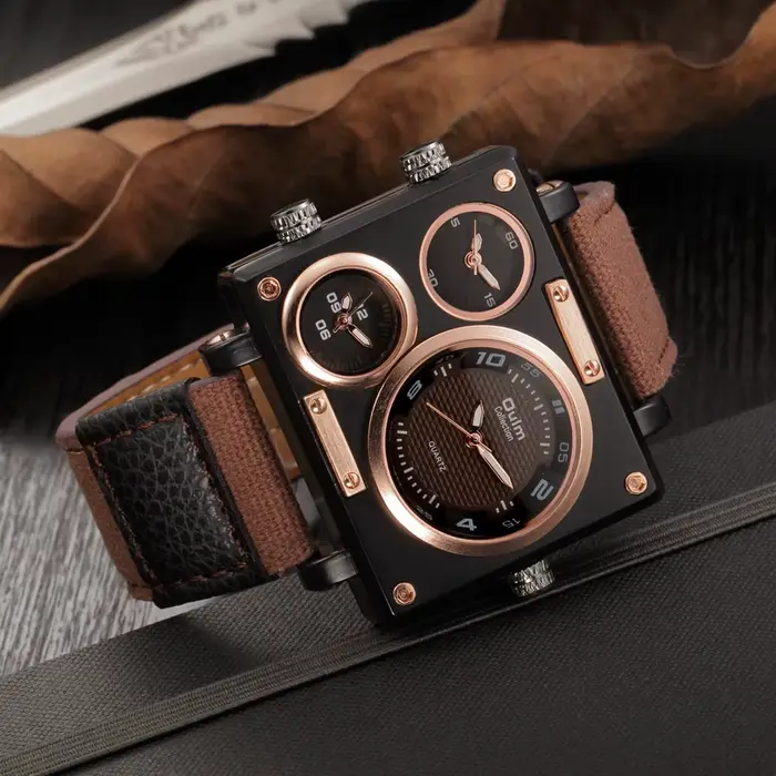 Oulm – montre à Quartz pour hommes