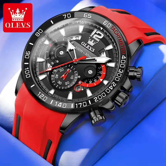 OLEVS 9936 montre pour hommes marque de mode montre à Quartz étanche montre lumineuse pour homme Spo