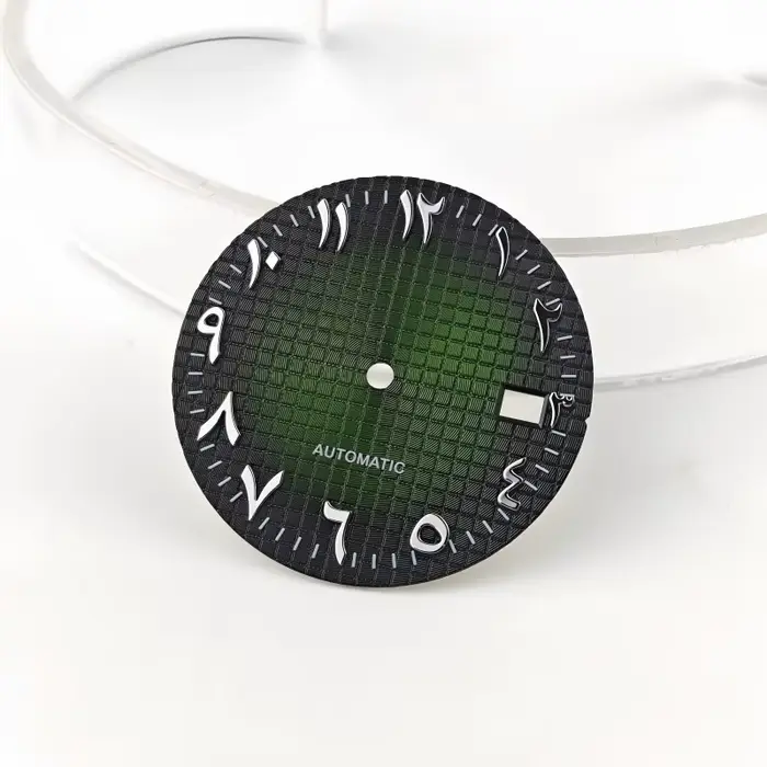 Cadran marqueur arabe gaufré pour montres Seiko AP Royal Oak NH35 avec boîtier en acier inoxydable pour homme et femme différentes occasions