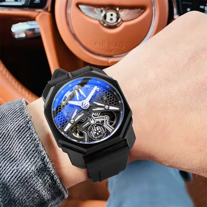 Montre automatique pour hommes de marque supérieure montres mécaniques de luxe