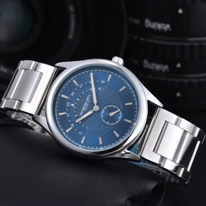 Montre classique masculine Raymond Weil élégante multifonctionnelle pour hommes à offrir pour diverses occasions