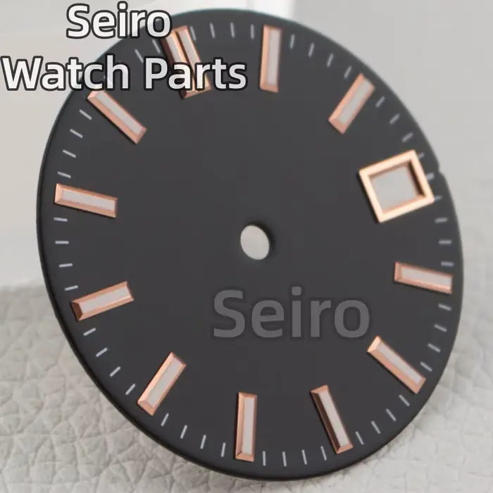 Cadran SEIRO Sunburst pour mouvement automatique NH35/NH36 Datejust occasionnels homme élégance sophistication