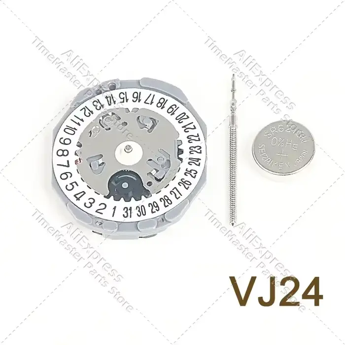 Nouveau Original japon VJ24 VJ24B montres mouvement à Quartz Date 3/6