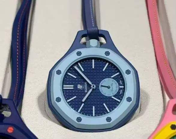 Nouvelle montre à quartz AP SWATCH en collaboration, réplique Royal Oak 1:1, montre de couple, cadea