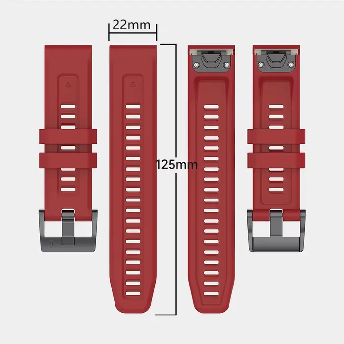Bracelet QuickFit 22mm 26mm pour Garmin Epix Gen 2 Bracelet en Silicone pour Garmin Fenix 7 7X 5Plus 6XPro Enduro 2 Bracelet de montre
