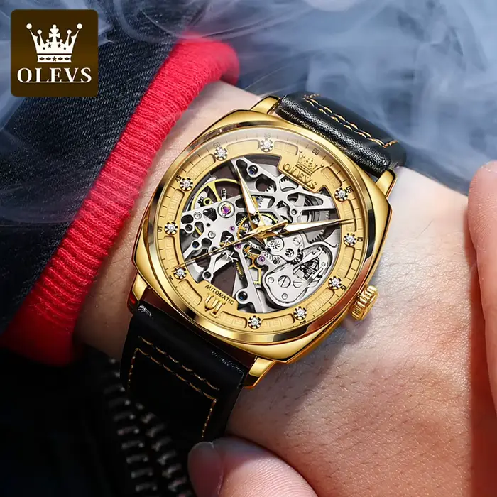 OLEVS 6651 montre pour hommes classique automatique