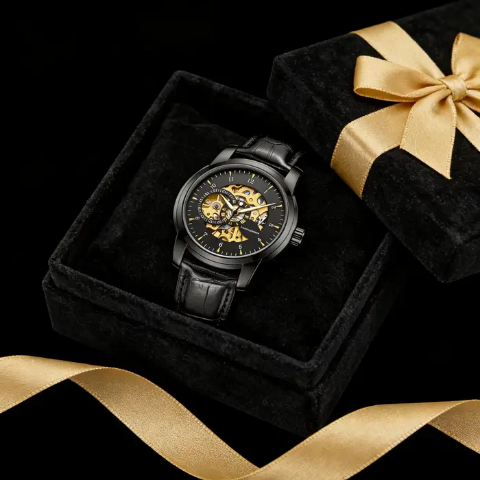 Montre classique de luxe pour hommes d'affaires