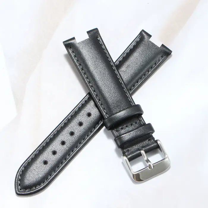 Bracelet de montre en cuir véritable pour femme avec boucle papillon, élégant et polyvalent pour toutes les occasions spéciales