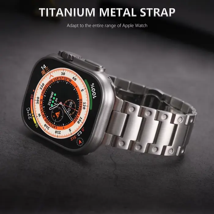 Correa de luxe en titane pour Apple Watch Ultra 2