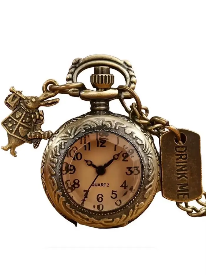 Montre à gousset — Montre de poche classique vintage en verre brun