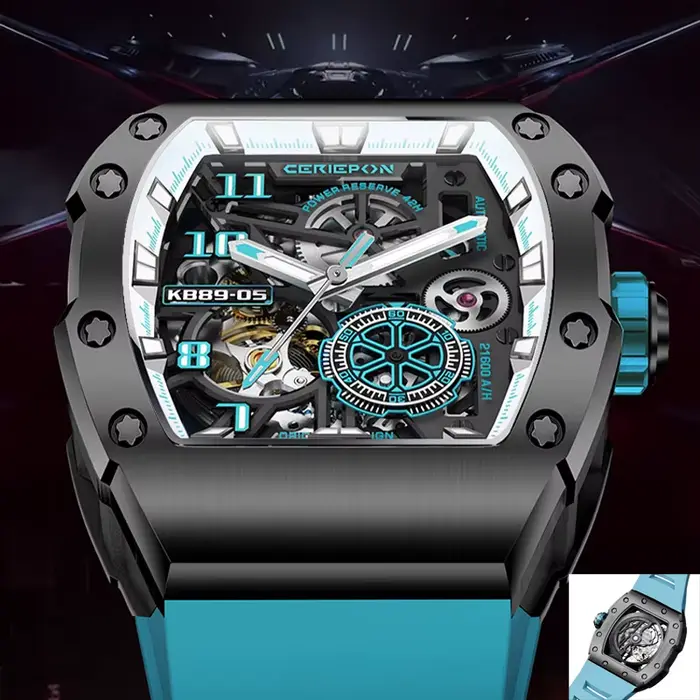2025 mode hommes montre mécanique montres automatiques Graffiti cadran Auto Pagani Designs Styles montre-bracelet en acier Relogio Masculino