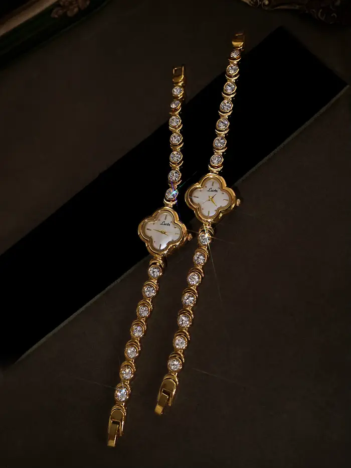 1 nouvelle montre pour femme en or