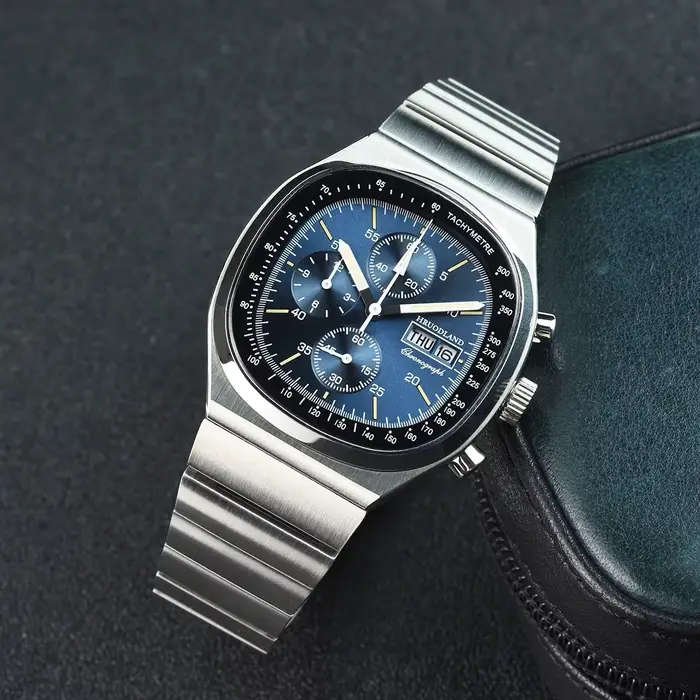 Nouvelle montre chronographe à quartz rétro pour homme Hruodland 2026