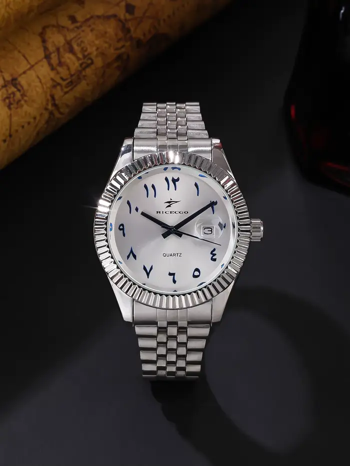 Montre de sport à Quartz en acier inoxydable pour hommes et femmes