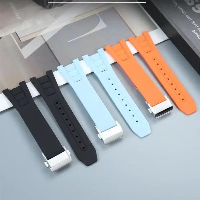 Nouveau Bracelet Ruuber en TPU pour Bell Ross INSTRUMENTS BRX5/BR05