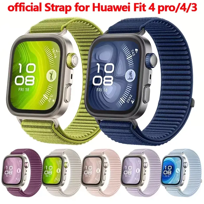 Bracelets officiels en nylon pour Huawei Watch Fit 5 4 Pro