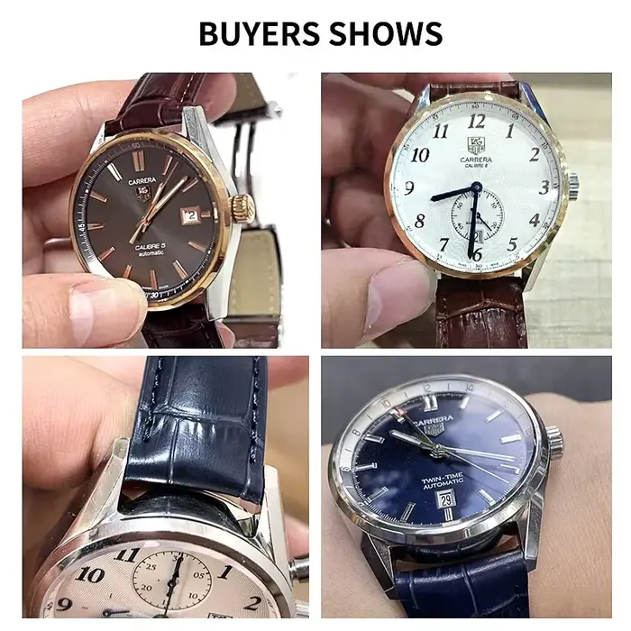 Bracelet de Montre en Cuir de Vache group