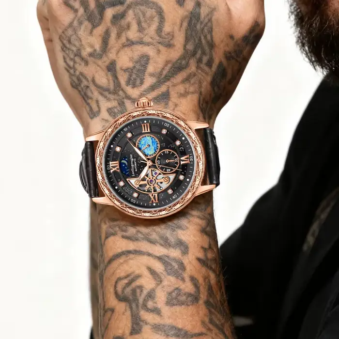 Montre mécanique automatique de luxe pour homme