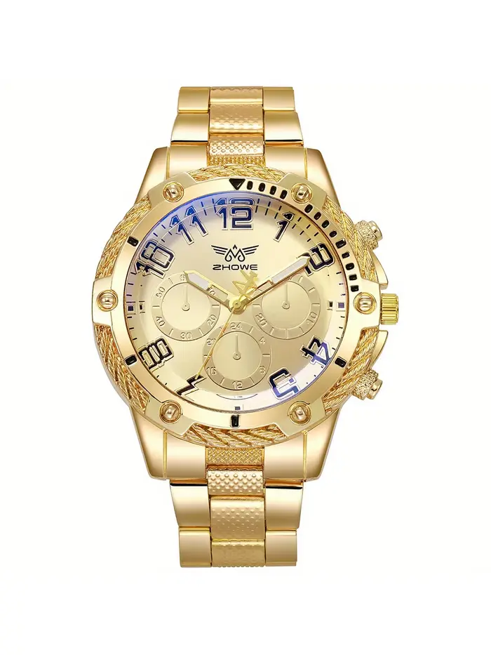 4 montres à quartz pour hommes