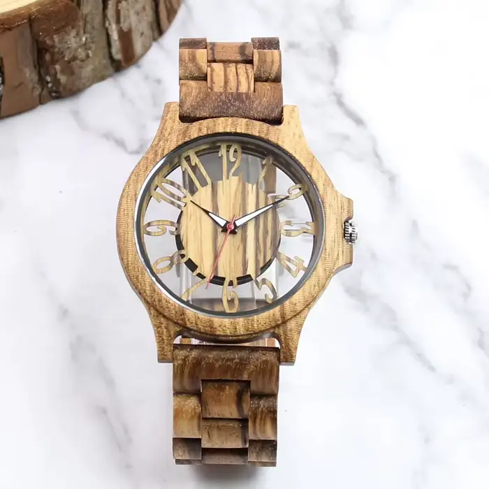 Montres en bois pour hommes montre