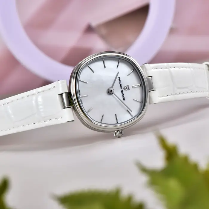 Montre de luxe Pagani Design 2026 cadran pierre ambrée quartz résistante à l'eau pour femmes occasions spéciales