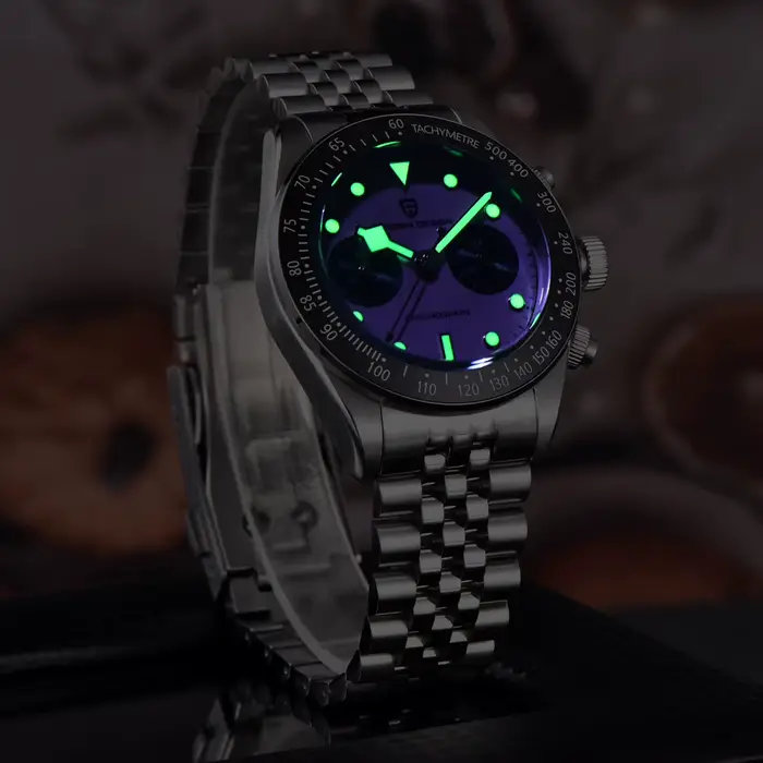 Nouvelle montre homme Panda Rose PAGANI DESIGN montre chronographe quartz luxe résistante à l'eau bracelet acier inoxydable pour homme occasions spéciales