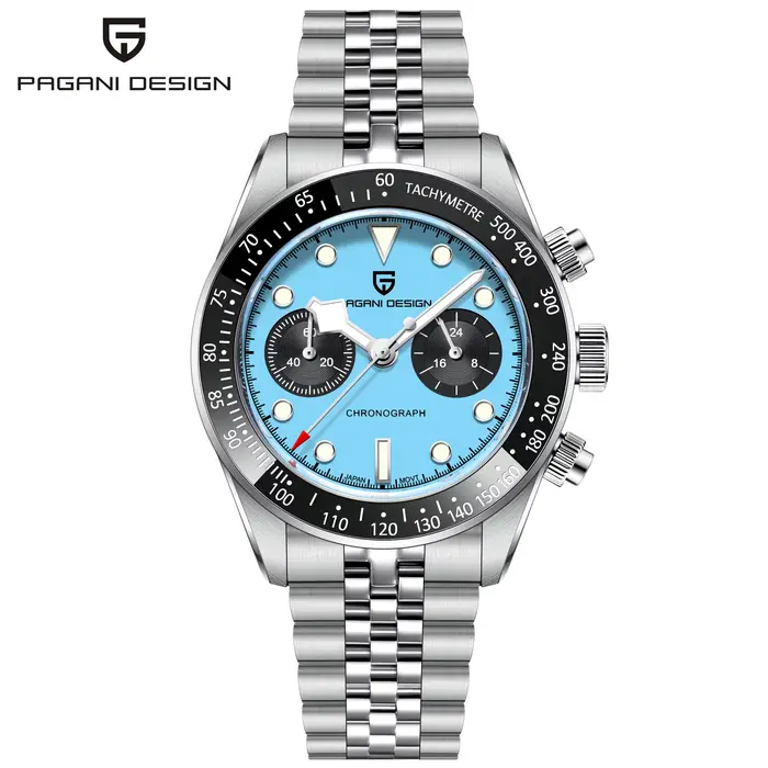 PAGANI DESIGN 2026 montre à Quartz pour hommes de luxe Style élégant chronographe en acier inoxydabl