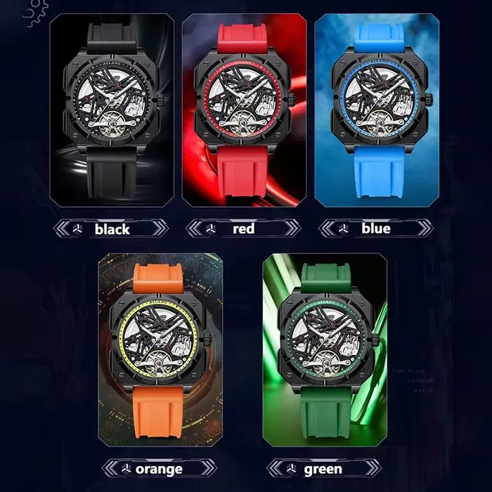 Montre automatique à tourbillon AILANG 8011 2026 à cadran carré