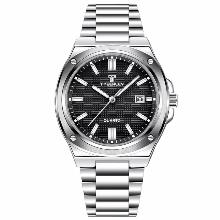Nouvelle Montre de Luxe TYBERLEY Design 2026 DD39 Boîtier en Alliage Lumineux à Quartz pour Hommes,