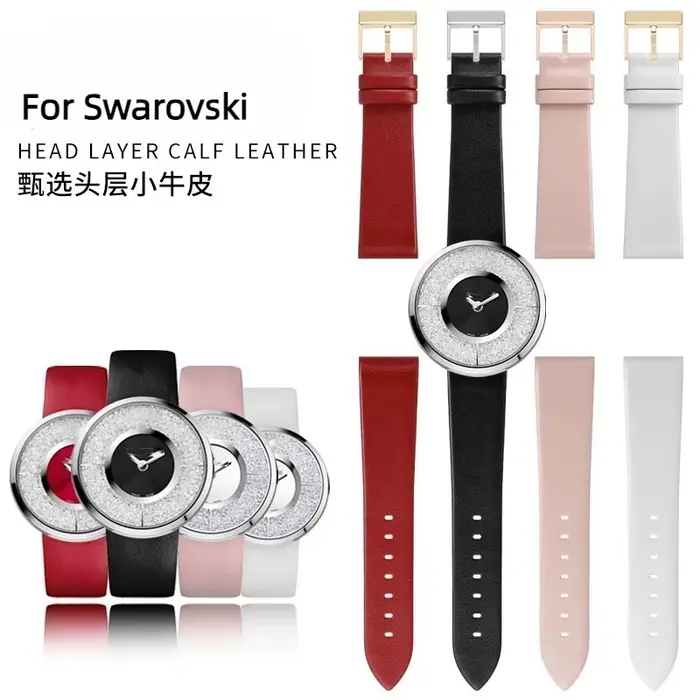 Bracelet de montre en cuir de vache souple pour femme, élégant et polyvalent pour toutes les occasions spéciales et quotidiennes