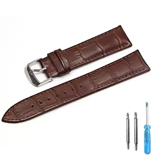 Bracelet de montre en cuir véritable bracelets