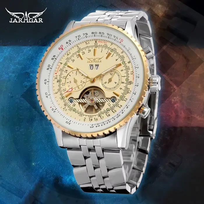 Montre mécanique automatique Jaragar 50MM pour hommes
