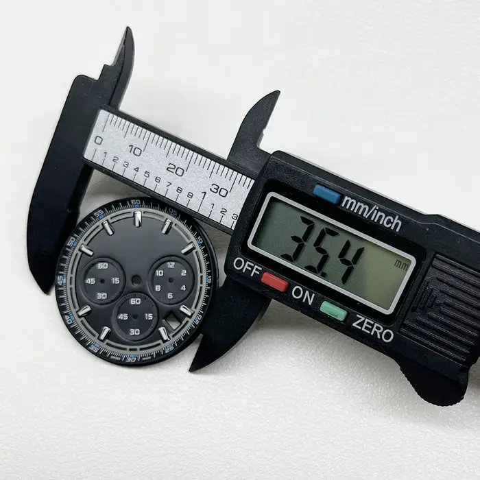 Kit d'aiguilles de montre lumineuses vertes VK63 - Aiguilles rouges