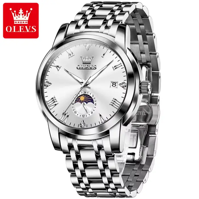 OLEVS 3656 Montre-bracelet de luxe pour homme