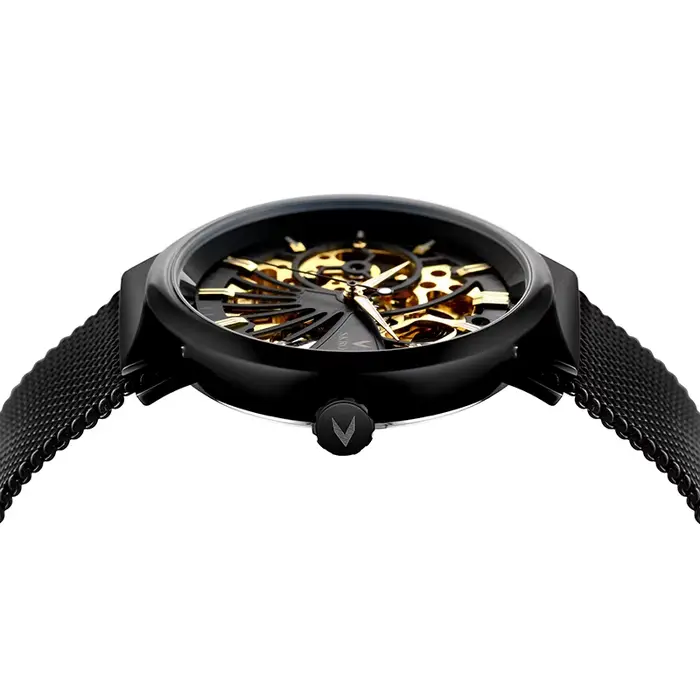 Montre-bracelet mécanique manuelle SKROX pour homme avec squelette et résistance à l'eau pour occasions spéciales et usage quotidien