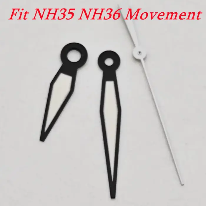 RICHUS – aiguilles de montre noires, vertes, lumineuses, adaptées au mouvement Miyota 8215 8205 821A