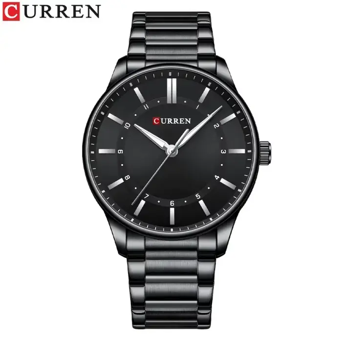Curren 8430 homme 2025 montre étanche lumineux hommes montre-bracelet à Quartz en acier inoxydable mode sport