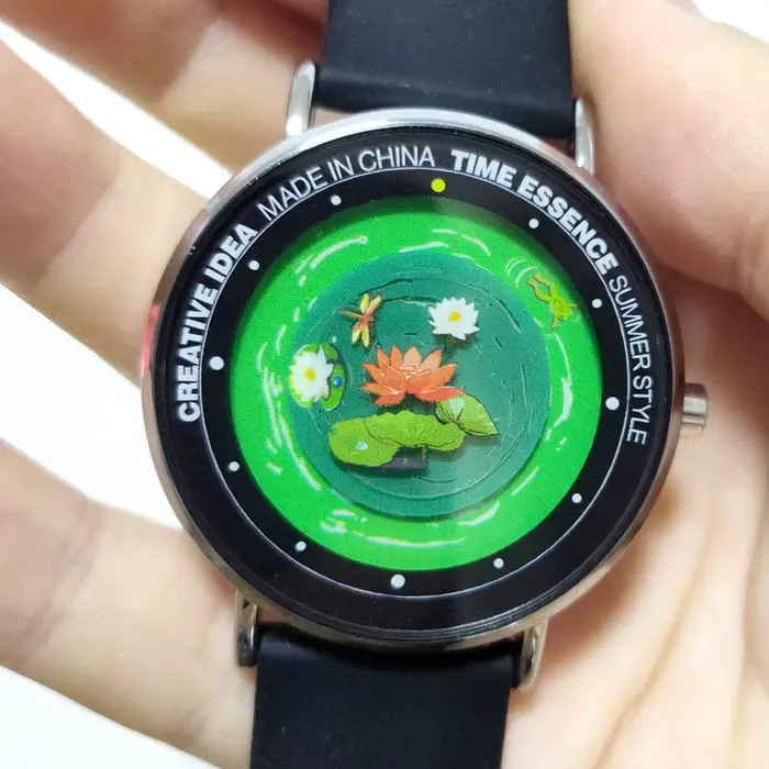 Montres à Quartz montre au Design Original avec montre-bracelet grenouille