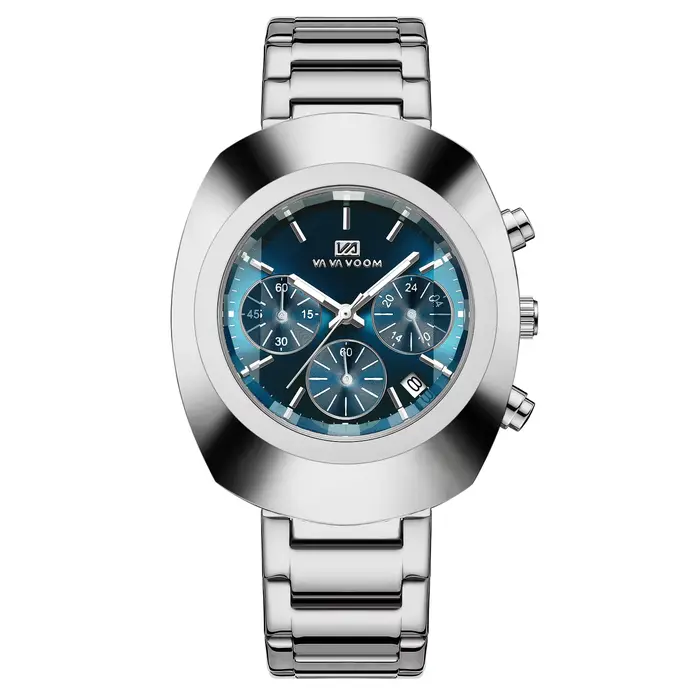 VA VA VOOM marque montre hommes sport loisirs Style bracelet en acier inoxydable à la mode cadran ov