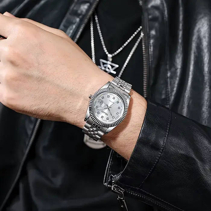 Livraison directe 2020 produits les plus vendus montres à Quartz pour hommes en acier marque de luxe